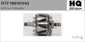 HQ RTF160101HQ - ROTOR NUEVO BOSCH Type 12V 90Amp 93,00mm