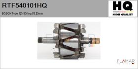 HQ RTF540101HQ - ROTOR NUEVO BOSCH Type 12V 90Amp 93,30mm
