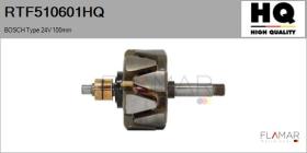 HQ RTF510601HQ - ROTOR NUEVO BOSCH Type 24V 100,00mm