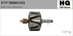 HQ RTF760601HQ - ROTOR NUEVO BOSCH Type 24V 100Amp 103,00mm