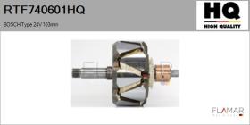 HQ RTF740601HQ - ROTOR NUEVO BOSCH Type 24V 103,00mm