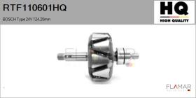HQ RTF110601HQ - ROTOR NUEVO BOSCH Type 24V 124,20mm