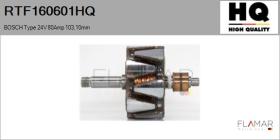HQ RTF160601HQ - ROTOR NUEVO BOSCH Type 24V 80Amp 103,10mm