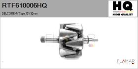 HQ RTF610006HQ - ROTOR NUEVO DELCOREMY Type 12V 92,00mm