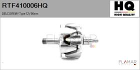 HQ RTF410006HQ - ROTOR NUEVO DELCOREMY Type 12V 96,00mm