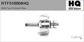 HQ RTF510004HQ - ROTOR NUEVO DENSO Type 12V 40Amp 81,60mm