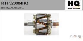 HQ RTF320004HQ - ROTOR NUEVO DENSO Type 12V 70Amp 89,00mm
