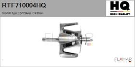 HQ RTF710004HQ - ROTOR NUEVO DENSO Type 12V 75Amp 103,30mm