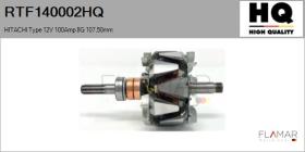 HQ RTF140002HQ - ROTOR NUEVO HITACHI Type 12V 100Amp 8G 107,50mm