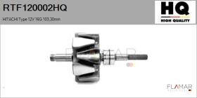 HQ RTF120002HQ - ROTOR NUEVO HITACHI Type 12V 16G 103,30mm
