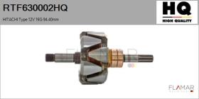 HQ RTF630002HQ - ROTOR NUEVO HITACHI Type 12V 16G 94,40mm