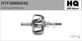 HQ RTF520002HQ - ROTOR NUEVO HITACHI Type 12V 16G 94,40mm