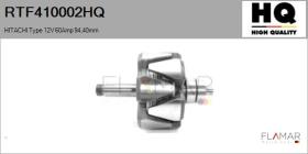HQ RTF410002HQ - ROTOR NUEVO HITACHI Type 12V 60Amp 94,40mm