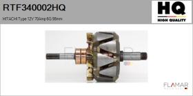HQ RTF340002HQ - ROTOR NUEVO HITACHI Type 12V 70Amp 6G 98,00mm