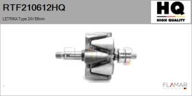 HQ RTF210612HQ - ROTOR NUEVO LETRIKA Type 24V 89,00mm