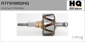 HQ RTF910052HQ - ROTOR NUEVO LUCAS Type 12V 18G 89,50mm