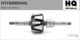 HQ RTF820003HQ - ROTOR NUEVO MARELLI Type 12V 73,00mm