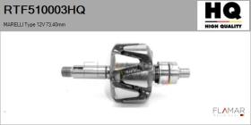 HQ RTF510003HQ - ROTOR NUEVO MARELLI Type 12V 73,40mm