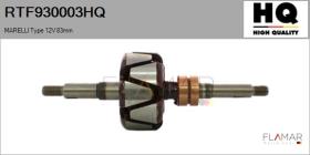 HQ RTF930003HQ - ROTOR NUEVO MARELLI Type 12V 83,00mm