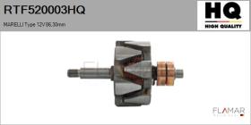 HQ RTF520003HQ - ROTOR NUEVO MARELLI Type 12V 86,30mm