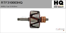 HQ RTF310003HQ - ROTOR NUEVO MARELLI Type 12V 88,80mm