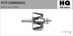 HQ RTF330003HQ - ROTOR NUEVO MARELLI Type 12V 88,80mm