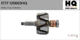 HQ RTF120003HQ - ROTOR NUEVO MARELLI Type 12V 88,80mm