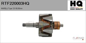 HQ RTF220003HQ - ROTOR NUEVO MARELLI Type 12V 88,80mm
