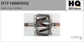 HQ RTF140003HQ - ROTOR NUEVO MARELLI Type 12V 99,50mm