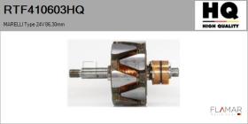 HQ RTF410603HQ - ROTOR NUEVO MARELLI Type 24V 86,30mm