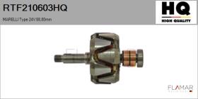 HQ RTF210603HQ - ROTOR NUEVO MARELLI Type 24V 88,80mm