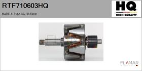 HQ RTF710603HQ - ROTOR NUEVO MARELLI Type 24V 88,80mm