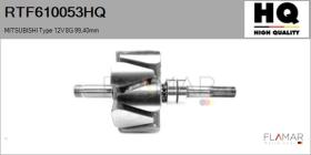 HQ RTF610053HQ - ROTOR NUEVO MITSUBISHI Type 12V 8G 99,40mm