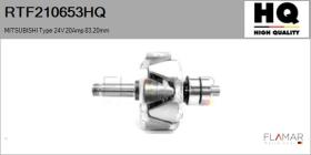 HQ RTF210653HQ - ROTOR NUEVO MITSUBISHI Type 24V 20Amp 83,20mm
