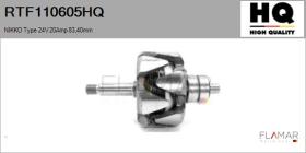 HQ RTF110605HQ - ROTOR NUEVO NIKKO Type 24V 20Amp 83,40mm