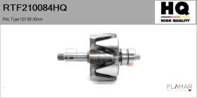HQ RTF210084HQ - ROTOR NUEVO PAL Type 12V 88,30mm