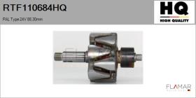 HQ RTF110684HQ - ROTOR NUEVO PAL Type 24V 88,30mm
