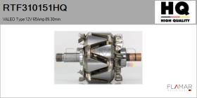 HQ RTF310151HQ - ROTOR NUEVO VALEO Type 12V 65Amp 89,30mm