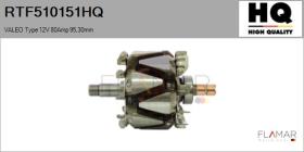 HQ RTF510151HQ - ROTOR NUEVO VALEO Type 12V 80Amp 95,30mm
