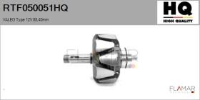 HQ RTF050051HQ - ROTOR NUEVO VALEO Type 12V 88,40mm