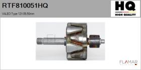 HQ RTF810051HQ - ROTOR NUEVO VALEO Type 12V 89,50mm