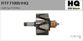 HQ RTF710051HQ - ROTOR NUEVO VALEO Type 12V 89,50mm