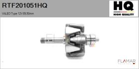 HQ RTF201051HQ - ROTOR NUEVO VALEO Type 12V 89,50mm