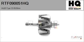 HQ RTF090051HQ - ROTOR NUEVO VALEO Type 12V 89,50mm