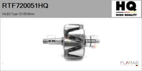 HQ RTF720051HQ - ROTOR NUEVO VALEO Type 12V 89,50mm