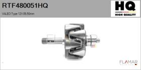 HQ RTF480051HQ - ROTOR NUEVO VALEO Type 12V 89,50mm