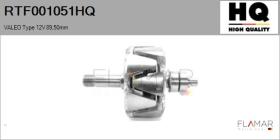 HQ RTF001051HQ - ROTOR NUEVO VALEO Type 12V 89,50mm