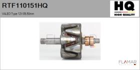 HQ RTF110151HQ - ROTOR NUEVO VALEO Type 12V 89,50mm