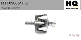 HQ RTF690051HQ - ROTOR NUEVO VALEO Type 12V 89,50mm