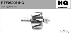 HQ RTF980051HQ - ROTOR NUEVO VALEO Type 12V 99,40mm